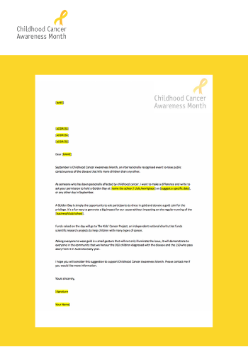 Golden day letter